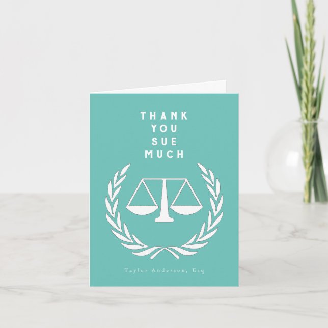 Lawyer Thank You Card (Front)