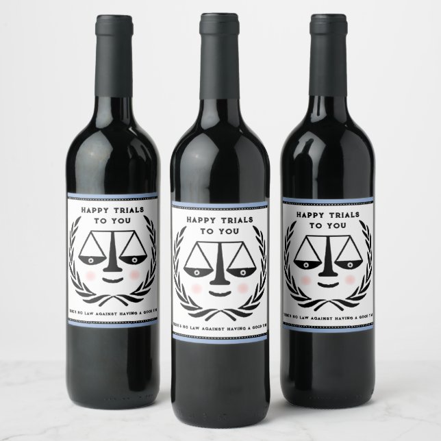 Lawyer Wine Label (Bottles)