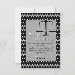 Lawyer's Birthday Card