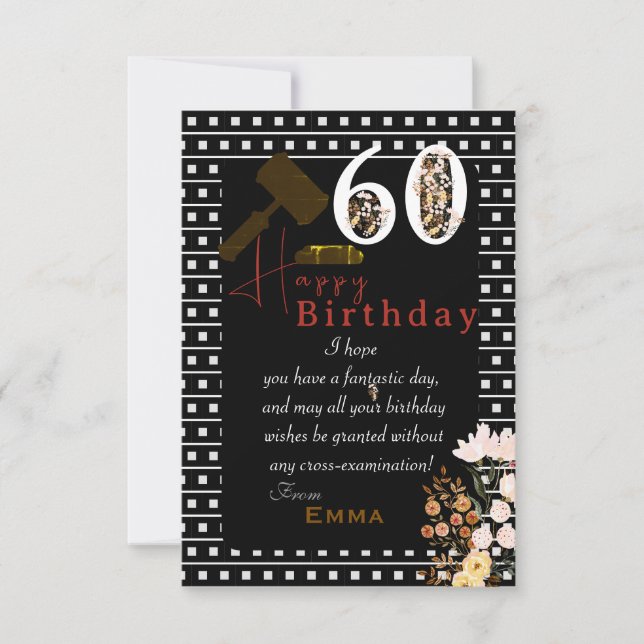 Lawyer's Birthday Card (Front)