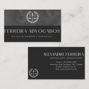 Lawyer's business card