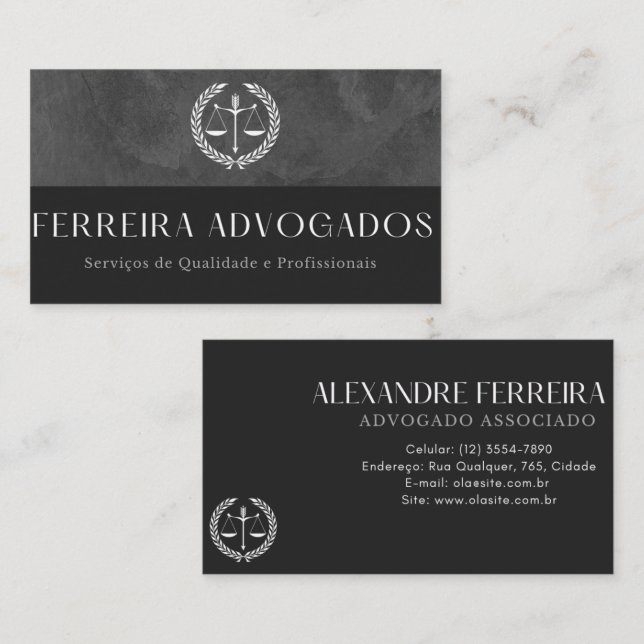 Lawyer's business card (Front/Back)