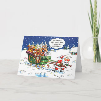 Lawyers Christmas Holiday Card