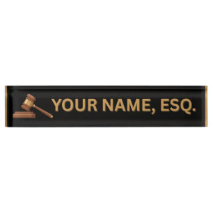 Lawyers Gift Desk Name Plate