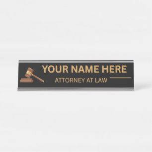 Lawyers Gift Desk Name Plate