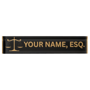 Lawyers Gift Desk Name Plate
