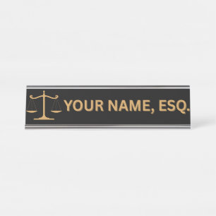 Lawyers Gift Desk Name Plate