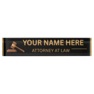 Lawyers Gift Desk Name Plate