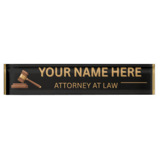 Lawyers Gift Desk Name Plate