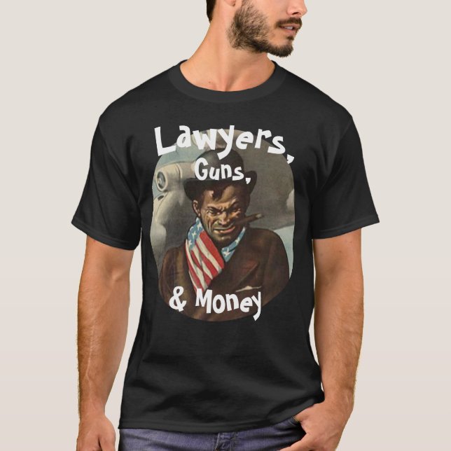 Lawyers, Guns & Money Who's bringing the Chips T-Shirt (Front)
