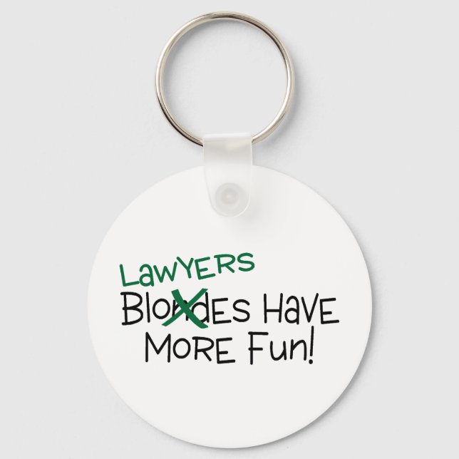 Lawyers Have More Fun Key Ring (Front)