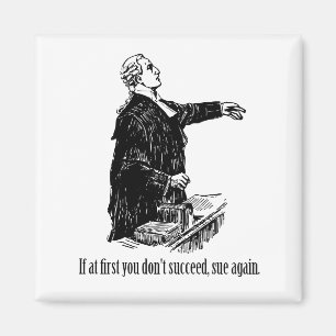 Lawyers - If at first you don't succeed, sue again Magnet