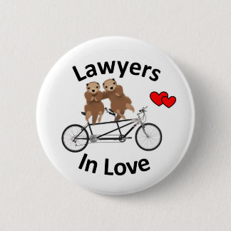 Lawyers in Love - Otters 6 Cm Round Badge
