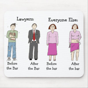 Lawyers vs. Everyone Else Mouse Pad