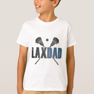 Lax Dad Lacrosse Player Father Coach Sticks Vintag T-Shirt