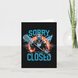 Lax Goalie Lacrosse Goalie  Card