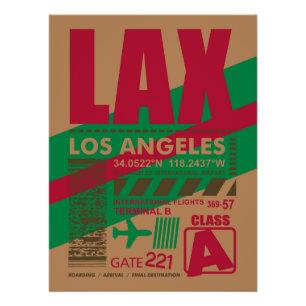 LAX Los Angeles Airport Poster