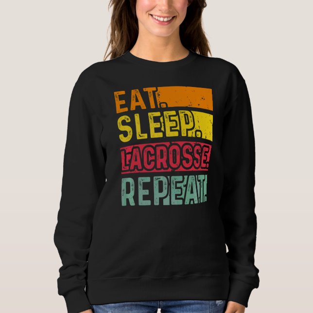 Lax To Max Coach  Mens Lacrosse Sweatshirt (Front)