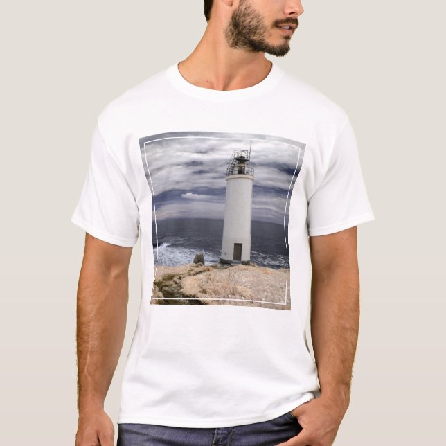 Laxe Lighthouse | Galicia, Spain T-Shirt (Front)