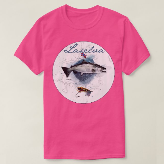 Laxelva Norway T-Shirt (Design Front)