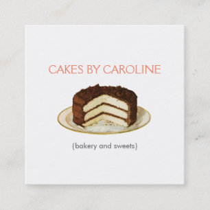 Layer Cake Square Business Card