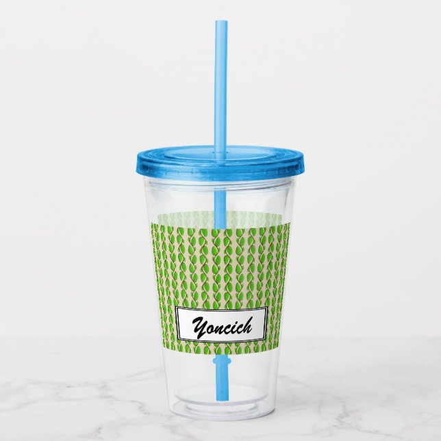 Layer of Leaves by Kenneth Yoncich Acrylic Tumbler (Front)