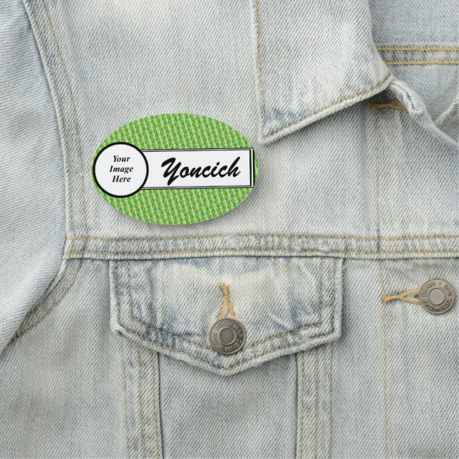 Layer of Leaves by Kenneth Yoncich Name Tag (In Situ)