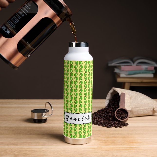 Layer of Leaves by Kenneth Yoncich Water Bottle (Coffee)