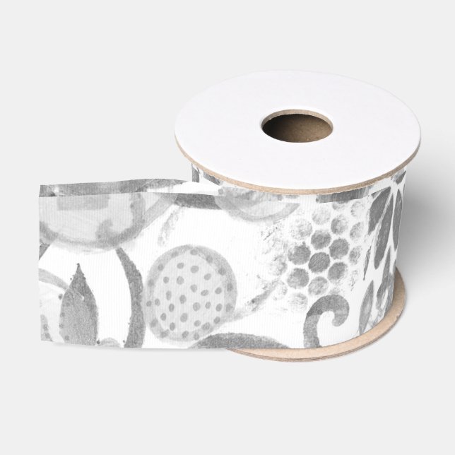 Layer Upon Layer Abstract Grosgrain Ribbon (Spool)