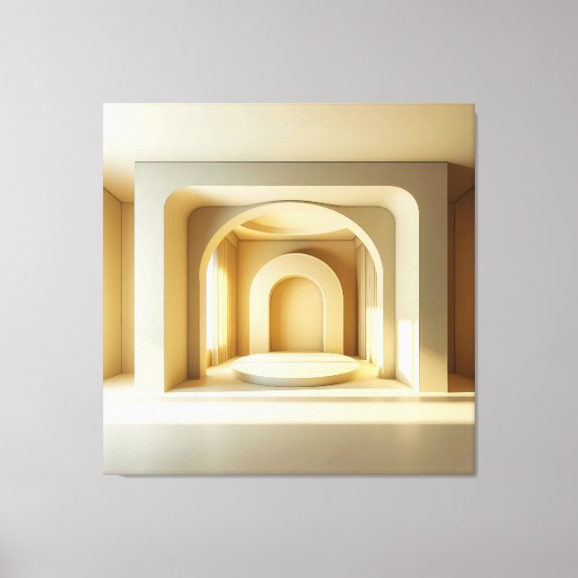 Layered Arch Platform Canvas Print (Front)
