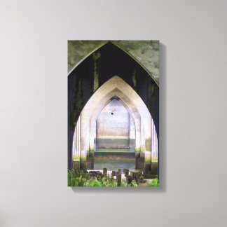 Layered Arches Canvas Print