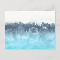 Layered Blues Abstract Painting