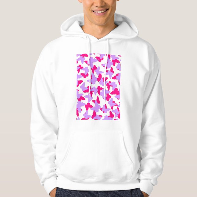 Layered Butterflies Hoodie (Front)
