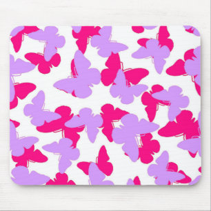 Layered Butterflies Mouse Pad
