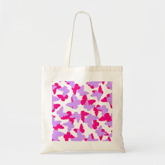 Layered Butterflies Tote Bag (Front)
