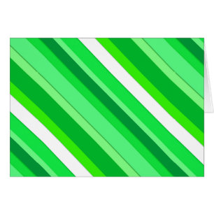 Layered candy stripes - emerald green and white