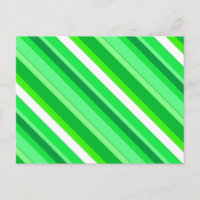 Layered candy stripes - emerald green and white