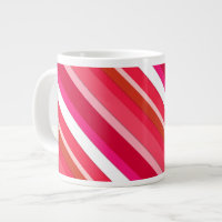 Layered candy stripes - red, pink and white