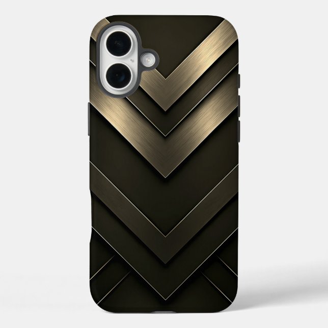 Layered Chevron Abstract Design Case-Mate iPhone Case (Back)