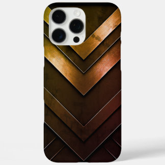 Layered Chevron Abstract Design iPhone 16 Pro Max Case