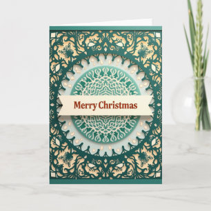 Layered Christmas Art Card