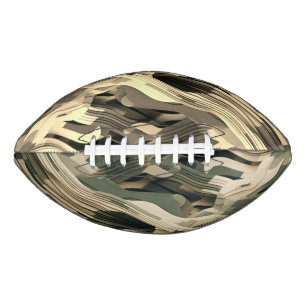 Layered forms in camouflage colours football