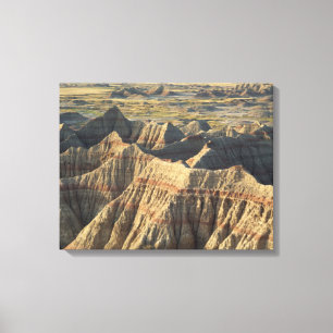 Layered Hoodoos of the Badlands 2 Canvas Print