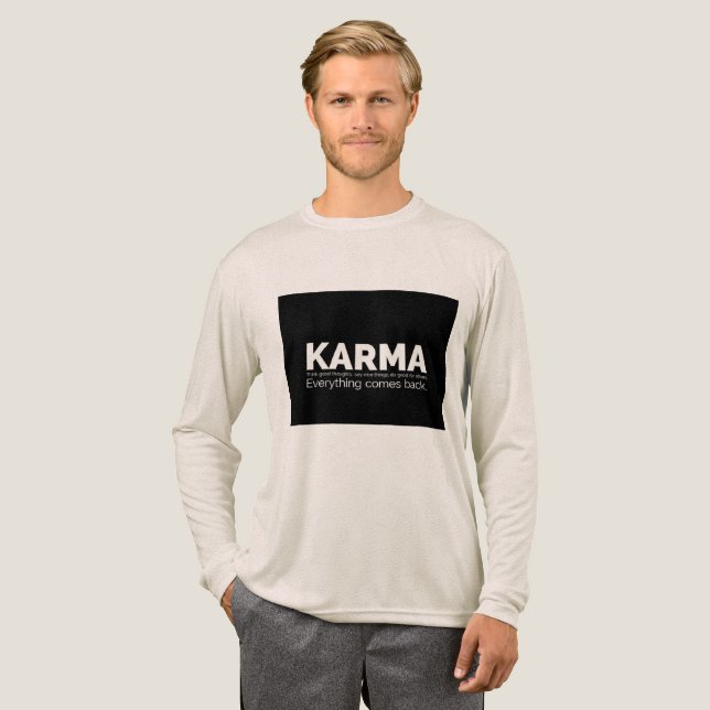 Layered in Attitude Tri-Blend Shirt (Full Front)