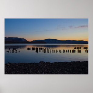 Layered Landscape Poster