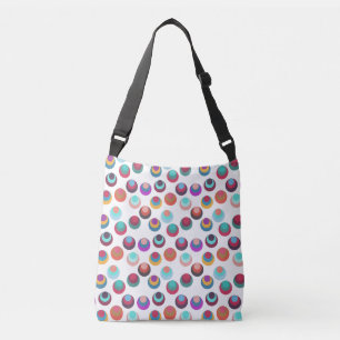 Layered Mid-Century Circles Crossbody Bag