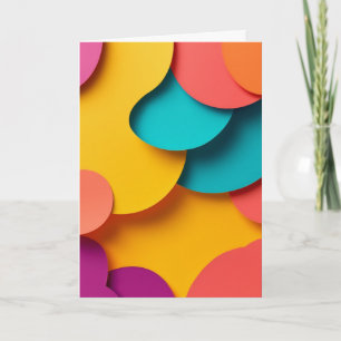 Layered Paper Collage Card