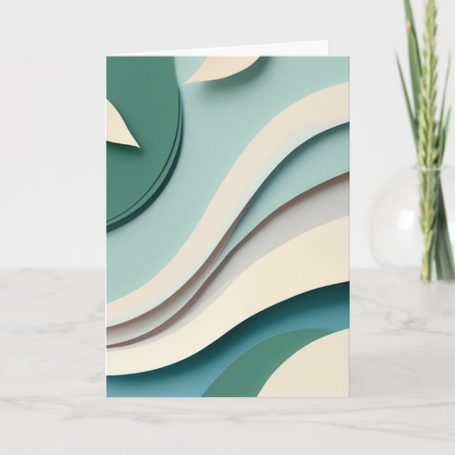 Layered Paper Cutout Harmony Card (Front)
