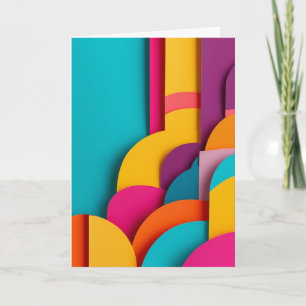 Layered Paper Harmony Card