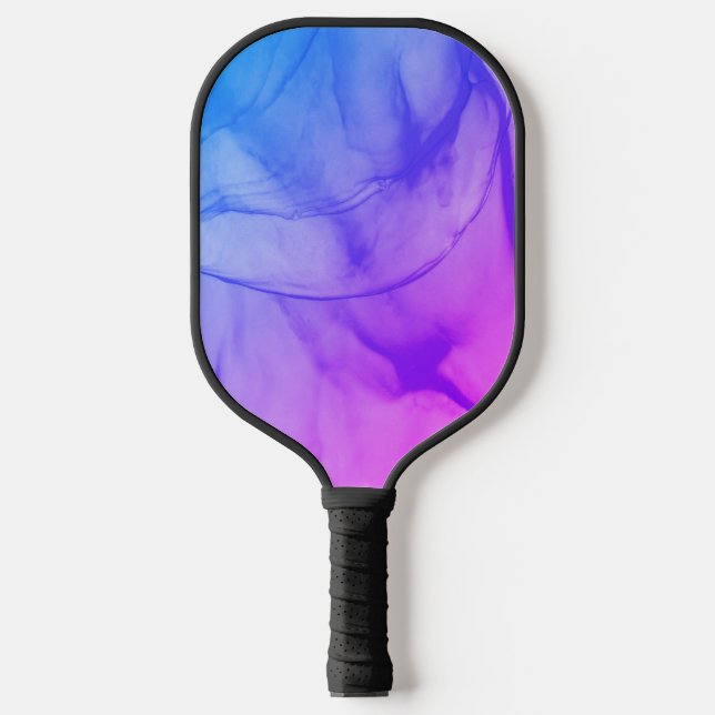 Layered Purple Pickleball Paddle (Front)